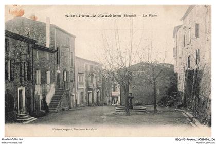 BDDP5-0427-34 - SAINT-PONS-DE-MAUCHIENS - La place - Vendu en l'etat