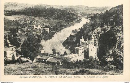 CPA Environs de balbigny st priest la roche (loire) le chateau de la roche