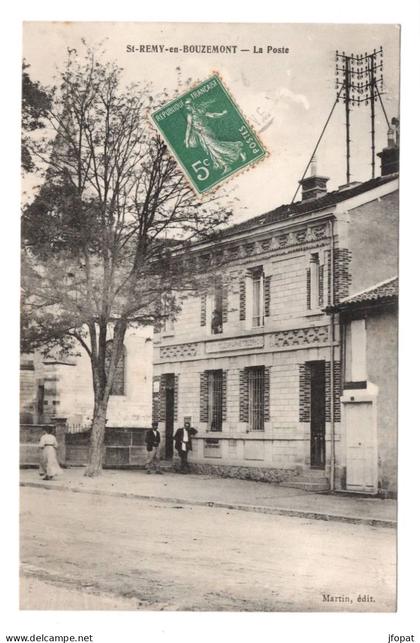 51 MARNE - SAINT REMY EN BOUZEMONT La Poste