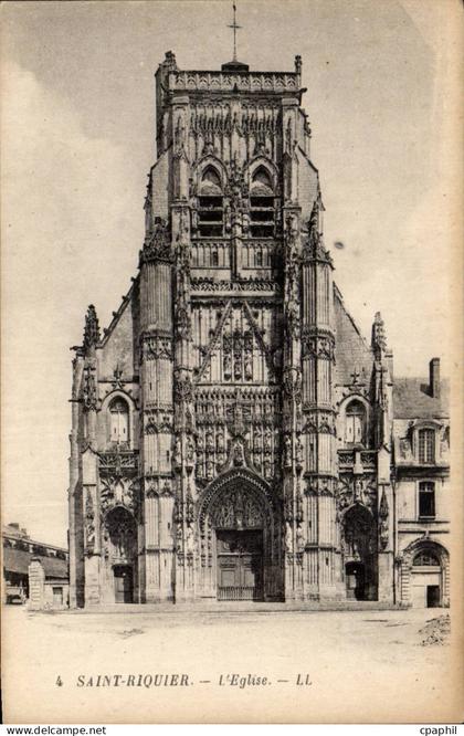 CPA Saint Riquier l'eglise