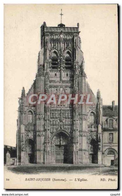 CPA Saint Riquier L'Eglise