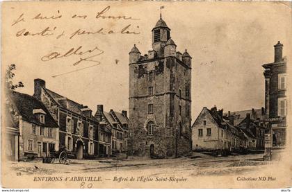 CPA SAINT-RIQUIER SAINT-RICQUIER - Beffroi de l'Eglise (1292094)