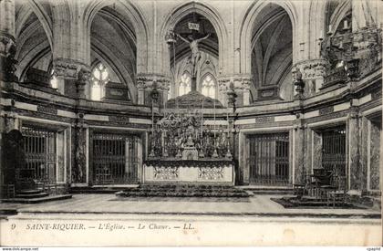 Saint Riquier - L'Eglise - Le Choeur - CPA