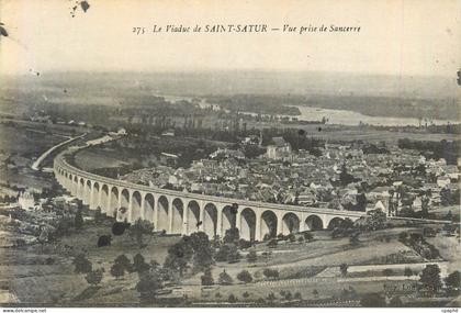 CPA 275 le viaduc de saint satur vue prise de sancerre