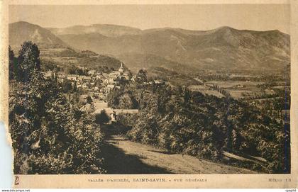 CPA Vallee D'Argeles Saint Savin Vue Generale