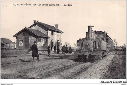 CAR-ABAP4-44-0304 - SAINT-SEBASTIEN-sur-LOIRE - la gare
