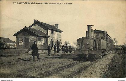 LOIRE ATLANTIQUE  SAINT SEBASTIEN SUR LOIRE  la gare