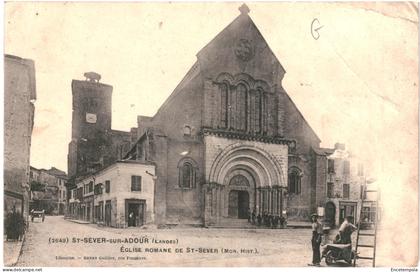 CPA Carte Postale France Saint Sever sur Adour Eglise Romane 1904 VM76570ok
