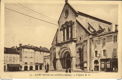 CPA Saint Sever sur Adour L Eglise M D