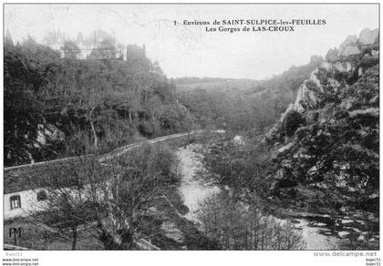 1 cpa Saint sulpice les feuilles