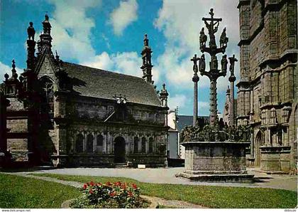 Carte Postale - 29 - Saint Thegonnec - La Chapelle Ossuaire - Le Calvaire Breton - Voir Scans Recto Verso