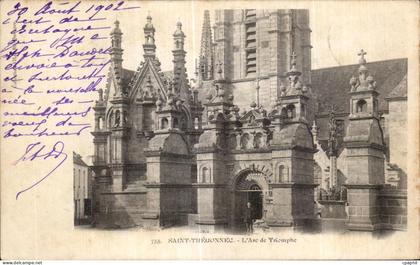 CPA Saint Thegonnec l Arc de