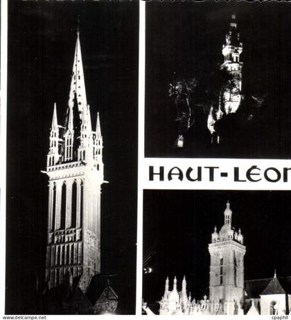 CPSM Bretagne Circuit Lumineux de haut Leon les ensembles de Guimiliau Saint Thegonnec Roscoff le Kr