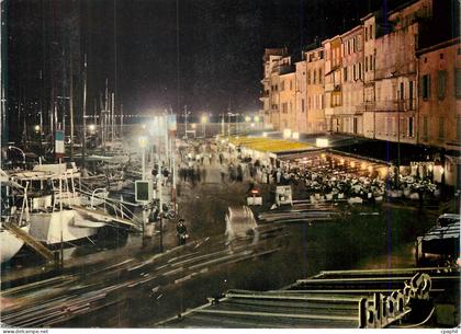CPM Saint Tropez La Nuit