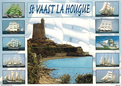 50 - Saint Vaast la Hougue - Multivues - CPM - Voir Scans Recto-Verso