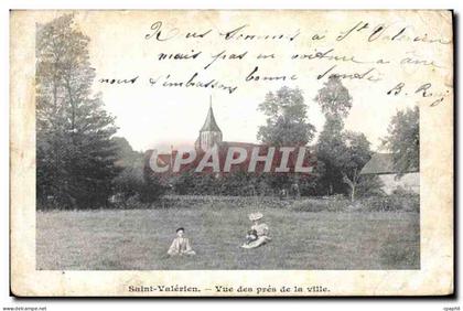 CPA Saint Valerien Vue des pres de la Ville