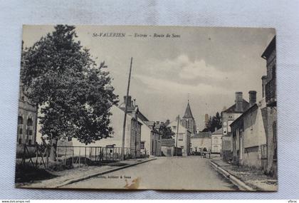 Saint Valerien, entrée, route de Sens, Yonne 89