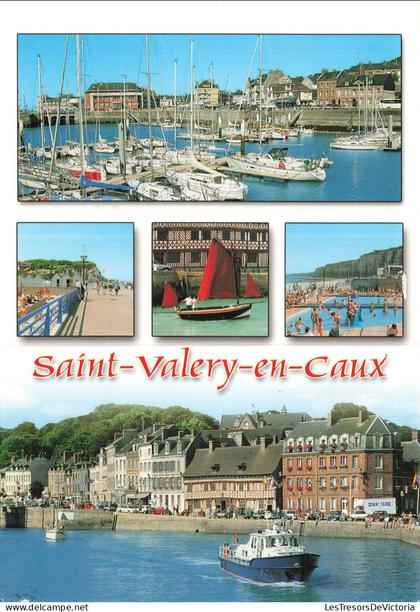 FRANCE - Saint Valery en Caux - Port - bateaux - transport - piscine - CP