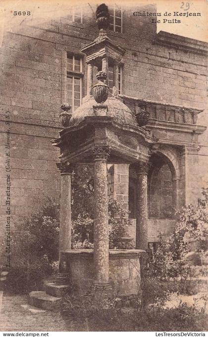 [-20%] FRANCE - Saint Vougay - Château de Kerjean - Le puits - Carte postale ancienne