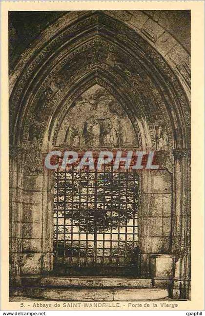 CPA Abbaye de Saint Wandrille Forte de la Vierge
