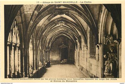 CPA Abbaye de Saint Wandrille Le Cloitre