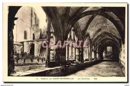 CPA Abbaye de Saint Wandrille Le Cloitre