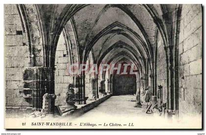 CPA Saint Wandrille L Abbaye le Cloitre