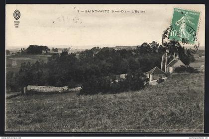 CPA Saint-Witz, L`Eglise