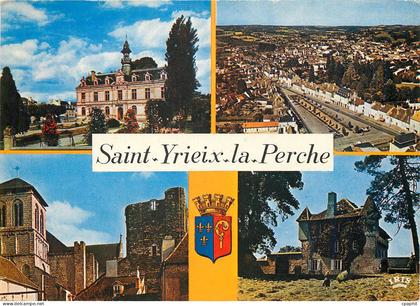 CPM Saint Yrieix la Perche Haute Vienne L'Hotel de Ville Vue generale