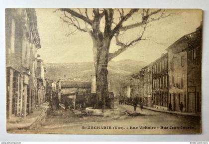 SAINT-ZACHARIE (83) - RUE VOLTAIRE - RUE JEAN JAURES