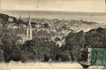 CPA La Vallee de Sainte Adresse