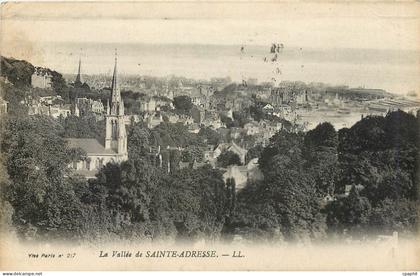 CPA La Vallee de Sainte Adresse