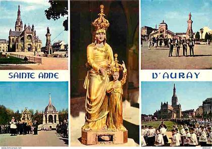 Carte Postale - 56 - Sainte Anne d'Auray - Multivues - Statue de Sainte Anne - Art Religieux - Carte Neuve - CPM - Voir