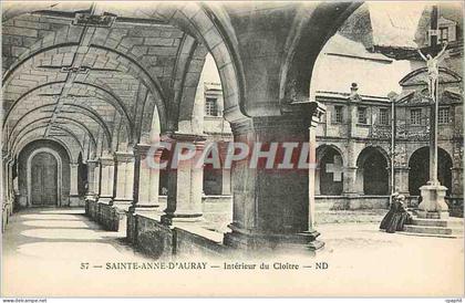 CPA Sainte Anne d'Auray Interieur du Cloitre