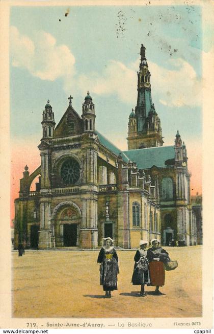 CPA Sainte Anne d'Auray La Basilique