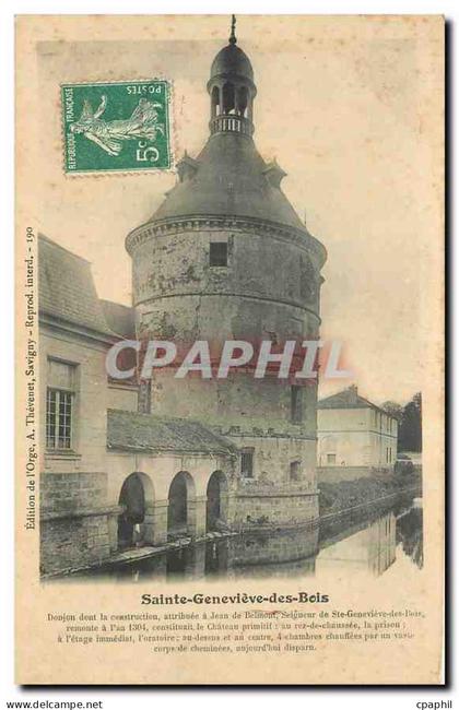 CPA Sainte Genevieve des Bois Donjon