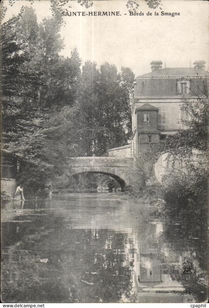 CPA Sainte hermine bords de la smagne