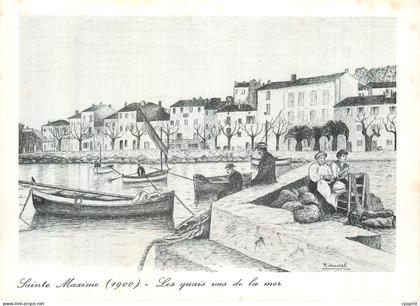 CPM Sainte Maxime a la Belle Epoque Les Quais vus de la Mer (1900)