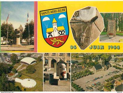 Carte Postale - 50 - Sainte Mère Eglise - Multivues - Blasons - CPM - Voir Scans Recto-Verso - Poscard - Carta Postal -