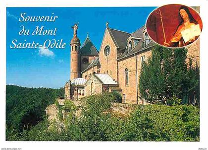 Carte Postale - 67 - Mont Sainte-Odile - La statue de Sainte-Odile et le cloître - Carte Neuve - CPM - Voir Scans Recto-