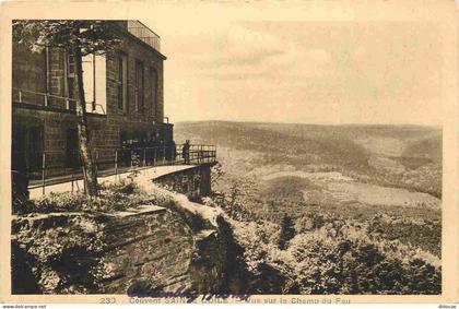Carte Postale Ancienne - 67 - Sainte Odile - Couvent Sainte Odile Vue sur le Champ du Feu - CPA - Voir Scans Recto-Verso