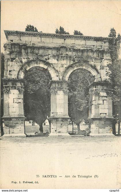CPA Saintes Arc de Triomphe