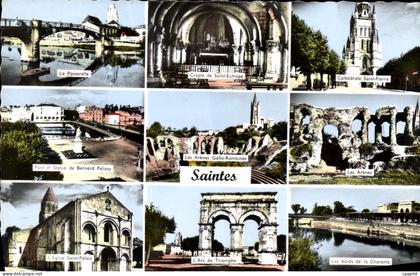 CPA Saintes La Passerelle