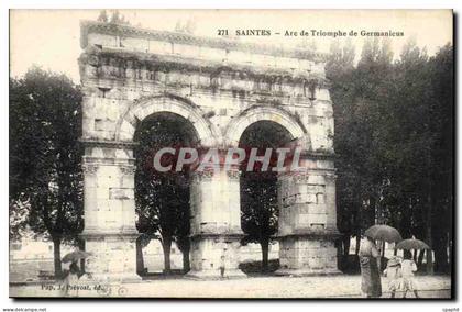 Saintes CPA Arc de triomphe de Germanicus
