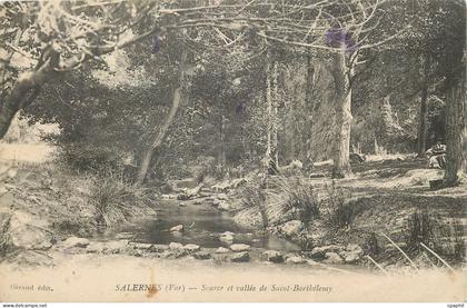 CPA Salernes (Var) Source et Valle de Saint Barthelemy