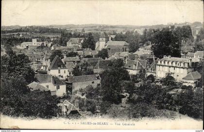 Salies de Bearn CPA Vue generale