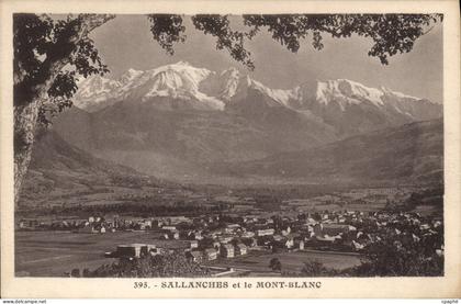 CPA Sallanches Et Le Mont Blanc