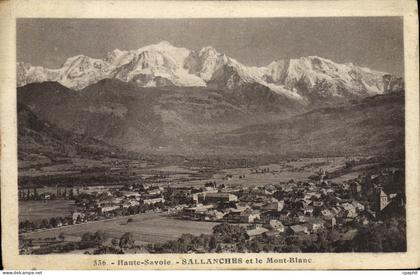 CPA Sallanches et le Mont Blanc
