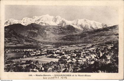 CPA Sallanches et le Mont Blanc