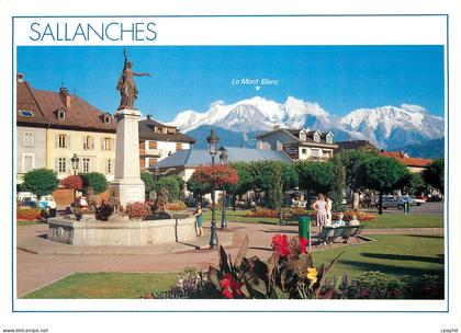 CPM Sallanches Haute Savoie La place Charles Albert